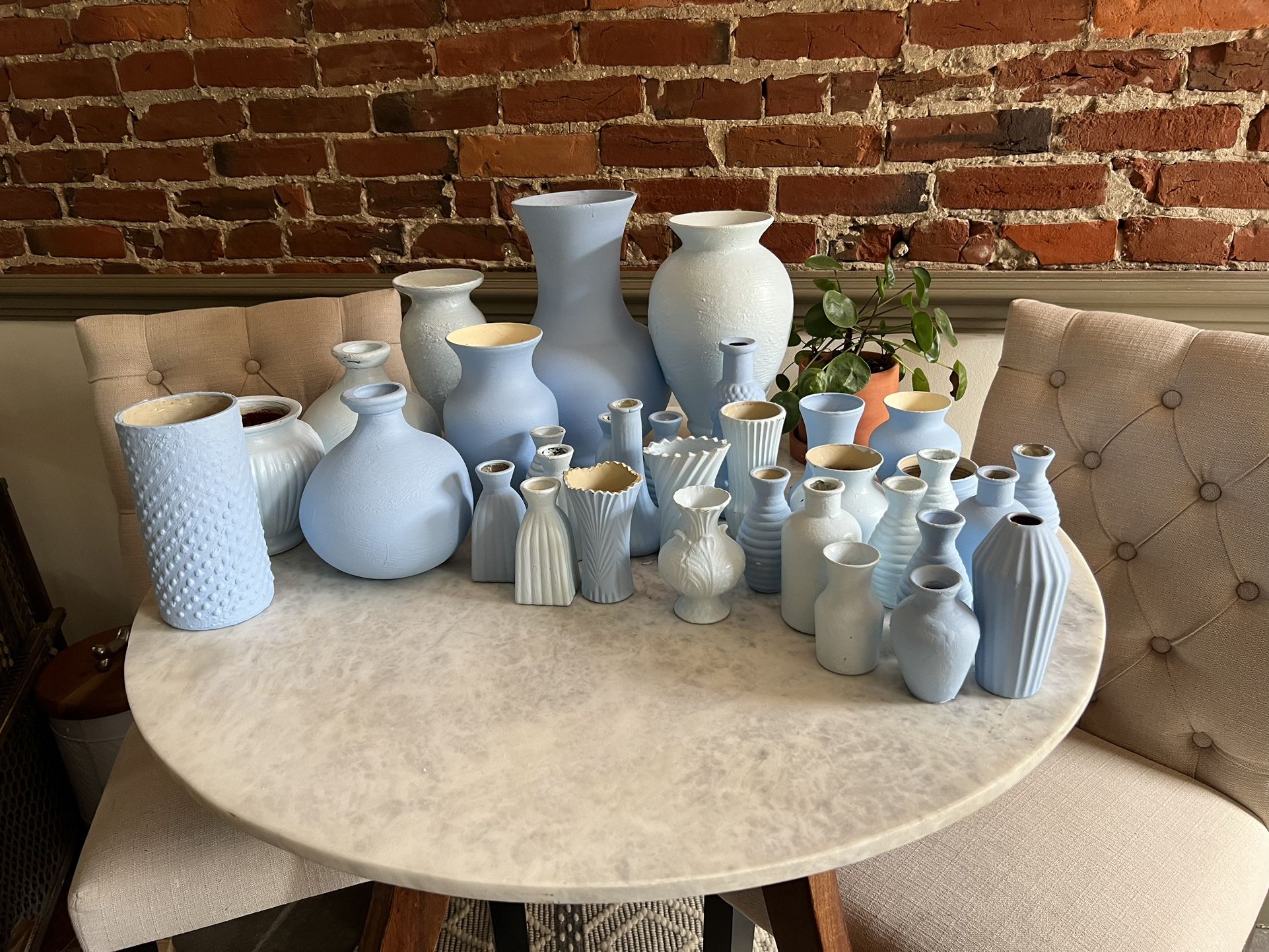 Wedding/Bridal Shower Painted Vases