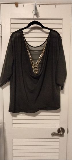 New Black Sexy See Through Dressy Top