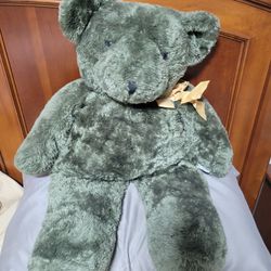 Green Plush Bear, 30 inches