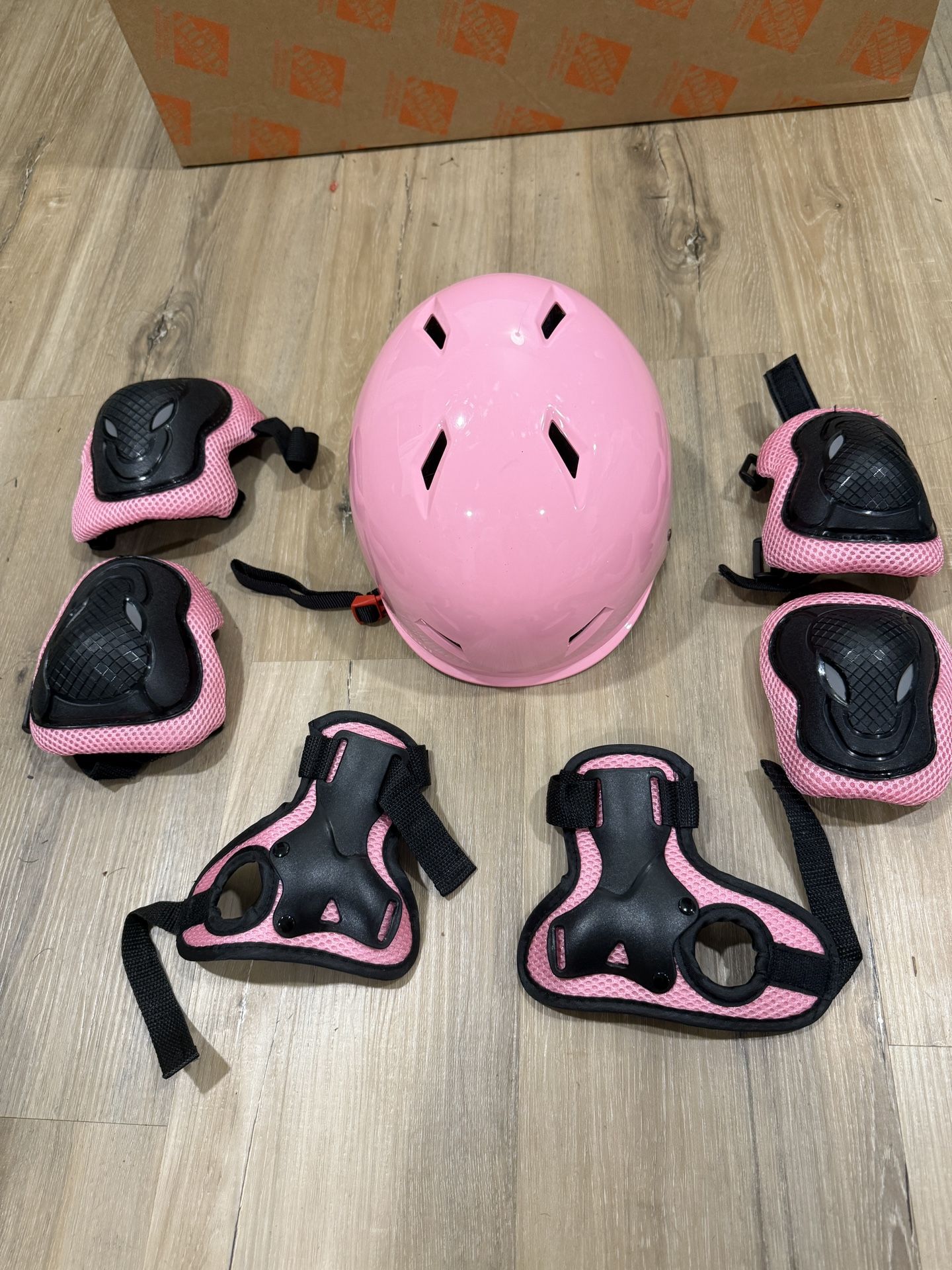 Kid Girl Pink Bike Helmet