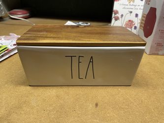 Rae Dunn Tea Box Container
