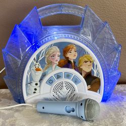 Disney Frozen Sing Along Boombox With Microphone❄️Read Full Description Below❄️