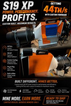 S19 XP Plug and Play 110 volt home Miner