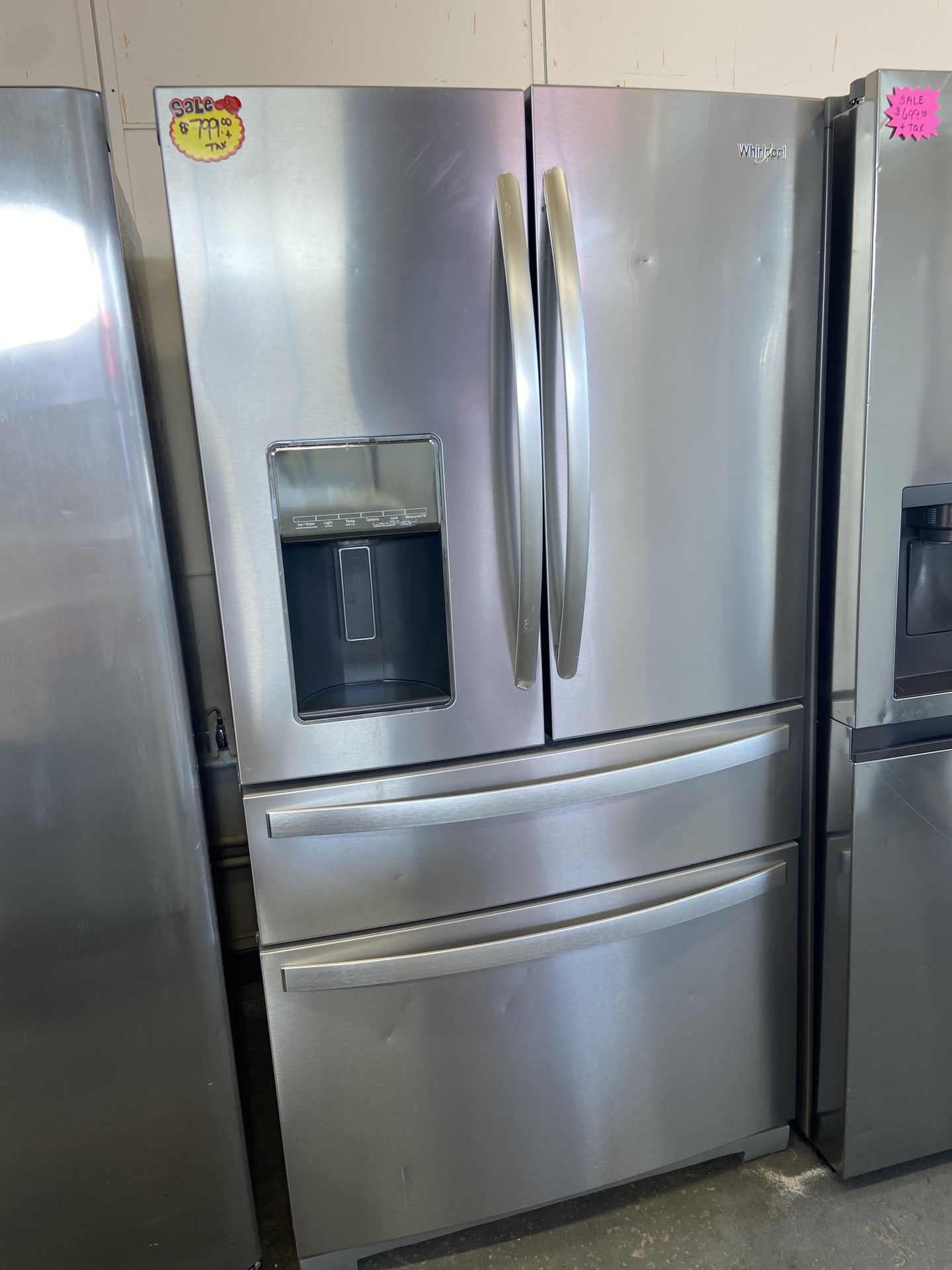 NEW MODEL STAINLESS STEEL FOUR DOOR REFRIGERATOR