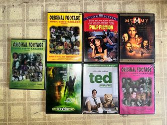 Mixed DVD Lot of 7 Movies and Karaoke