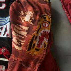 Camo Shark 'Funthera Militia' Printed Hoodie