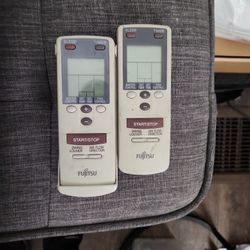 2 Fujitsu Remote Controls 