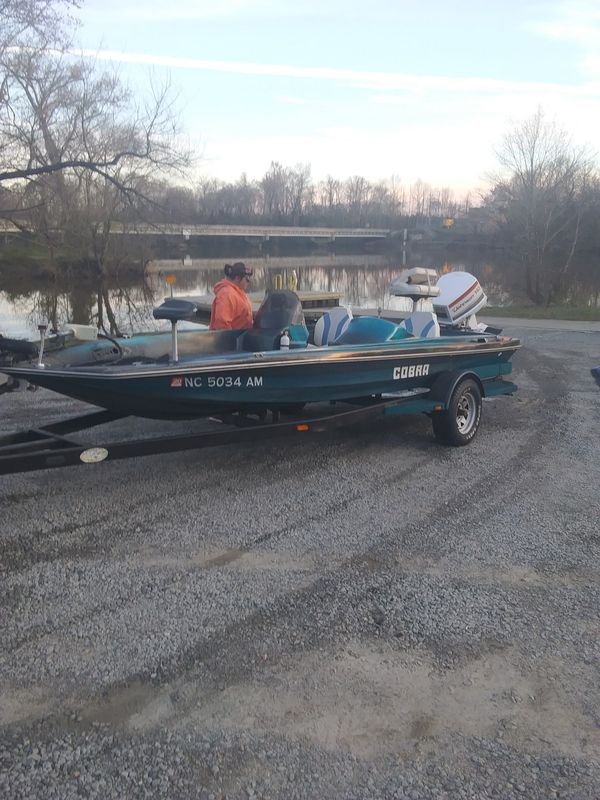 Cobra 18 foot bass boat for Sale in Sanford, NC OfferUp