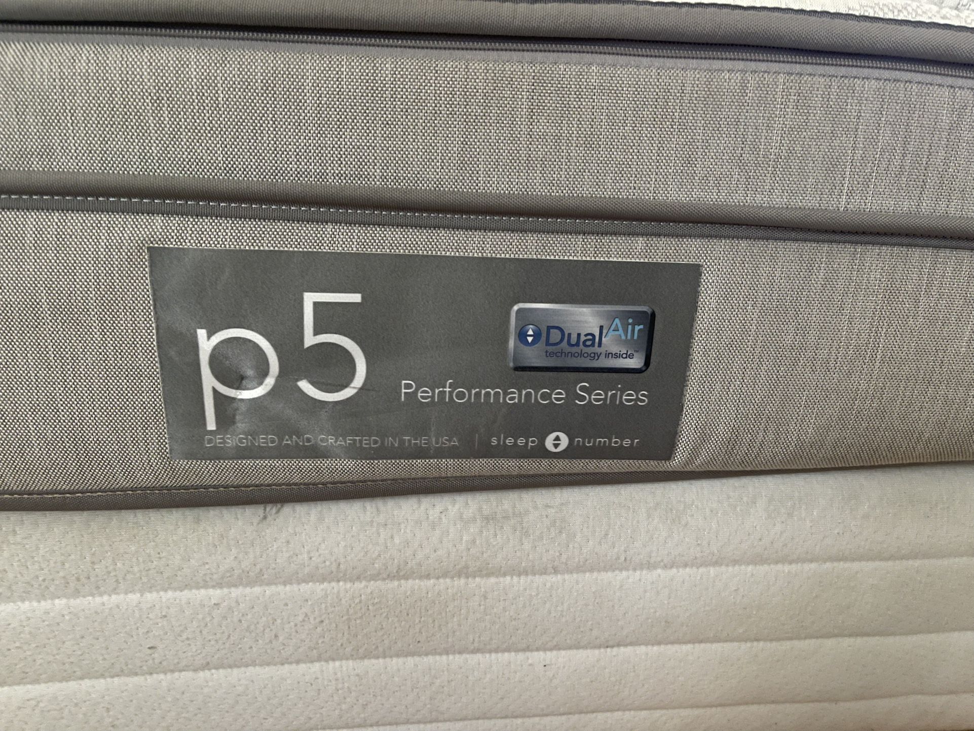 King size Sleep Number P5 performance series and fully adjustable frame