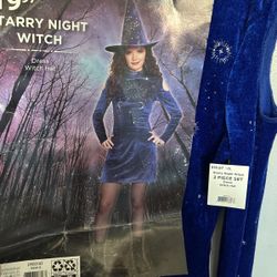 Starry Night Witch Costume 