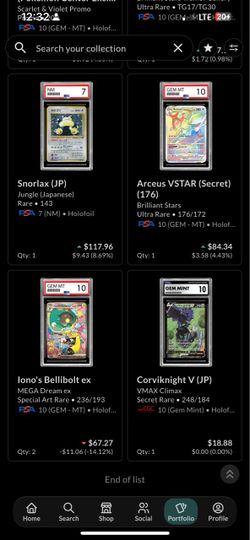 Pokemon PSA and one cgc