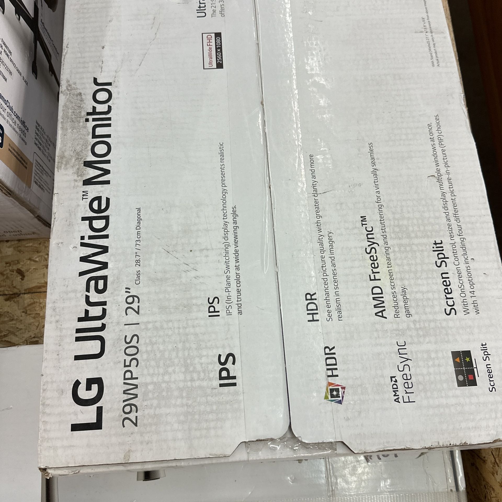 LG 29” ultrawide monitor