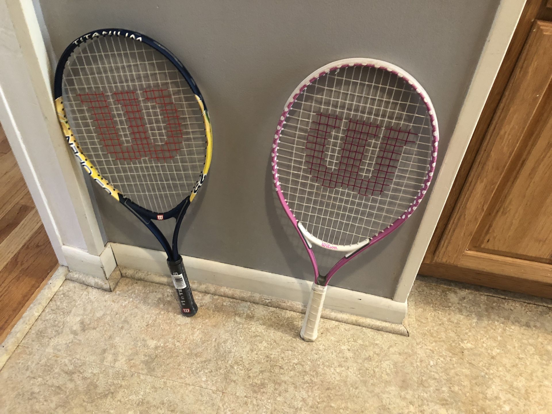 Wilson Youth tennis rackets