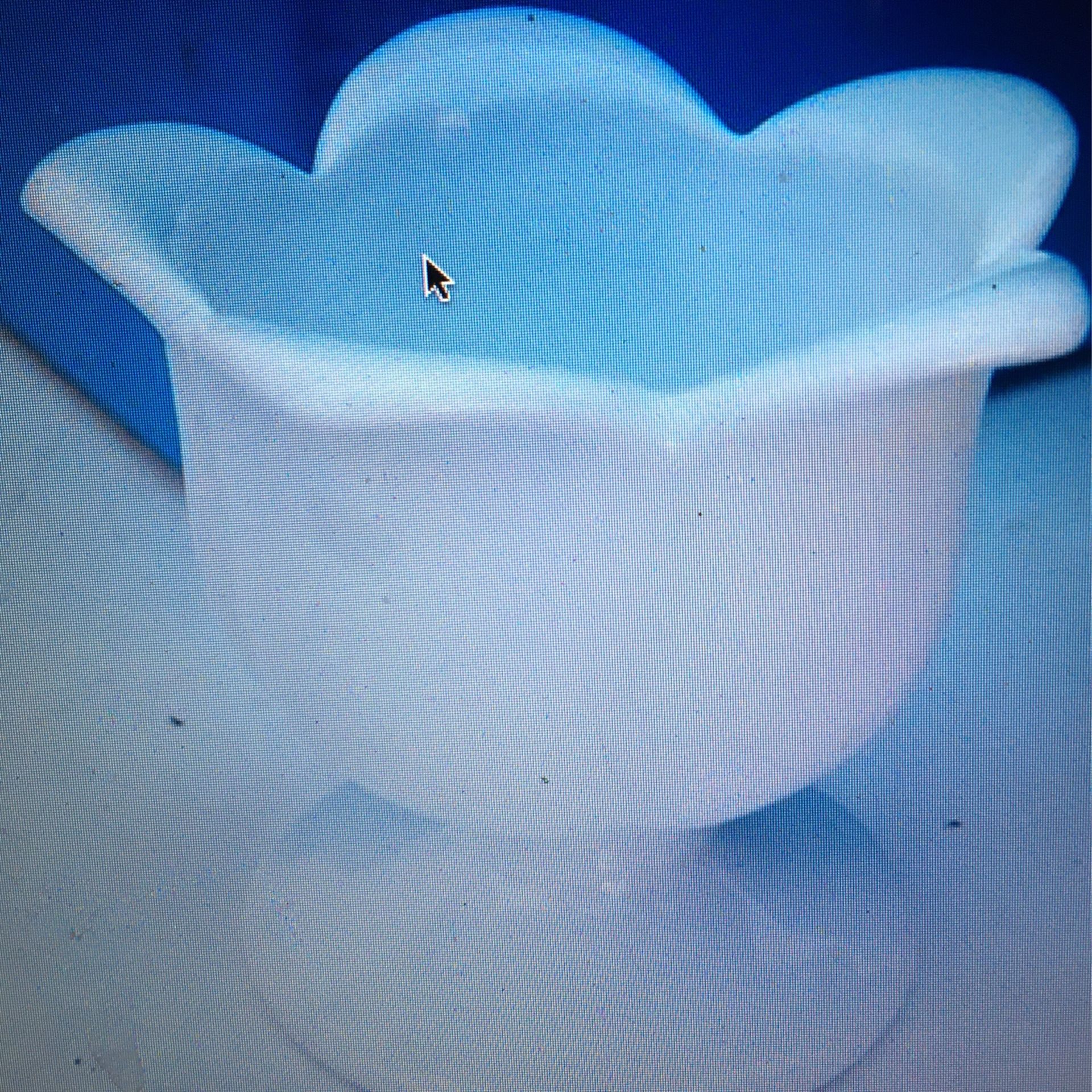 Vintage Excell "Petal Cup" Tulip-shaped White Glass Compote/sherbet/dessert bowls (set of 4) New In Box