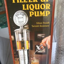 Vintage Gas Pump Style Liquor Dispenser – Fill’er Up Bar Pump 