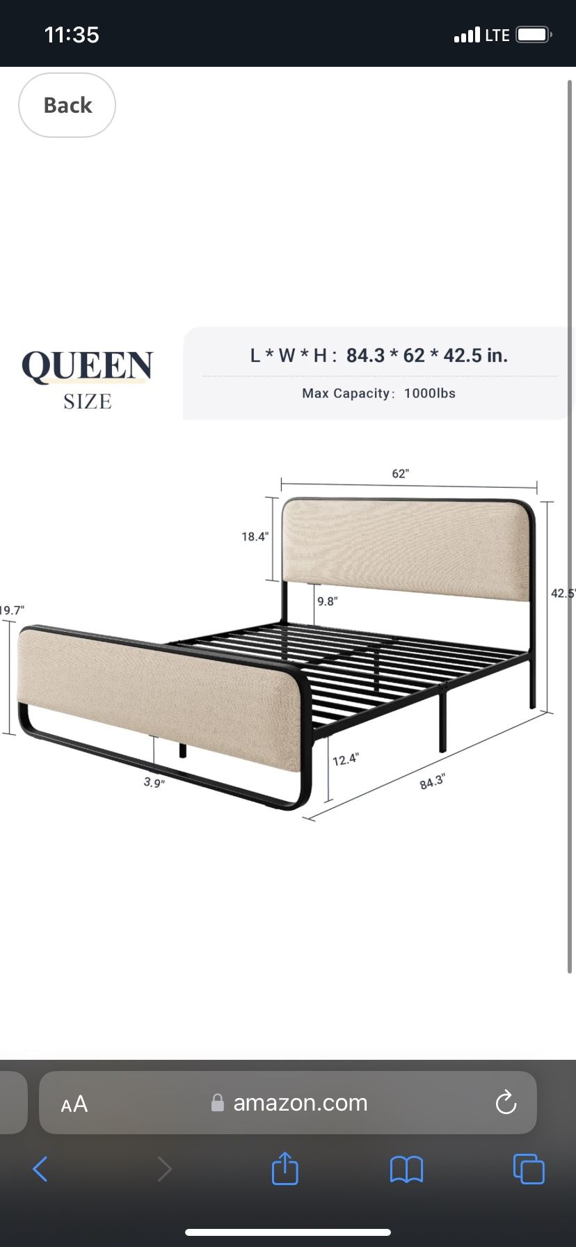 Queen Bed Frame