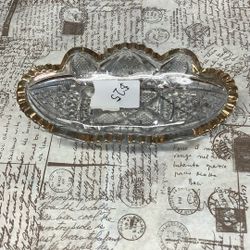 Two tome Glass Holding Tray 