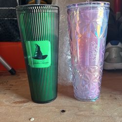 Pair Of Wicked Starbucks Tumblers