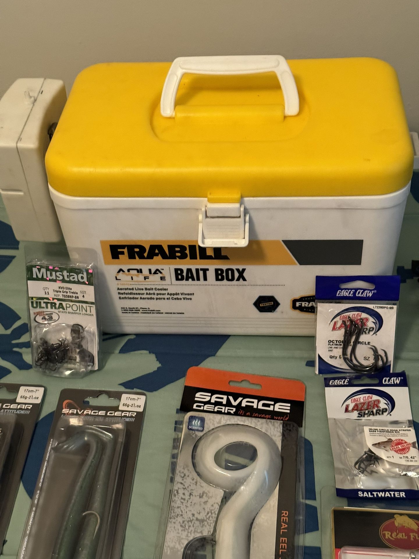 Bait Box and Fishing Tackle & Lures