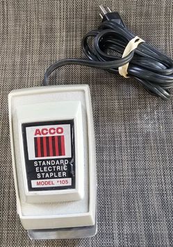 Acco electric stapler model number 105 Tested Working