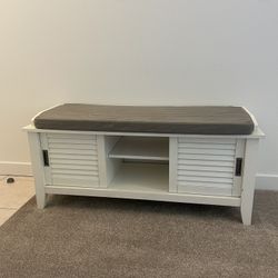 Wood Shoe Bench 