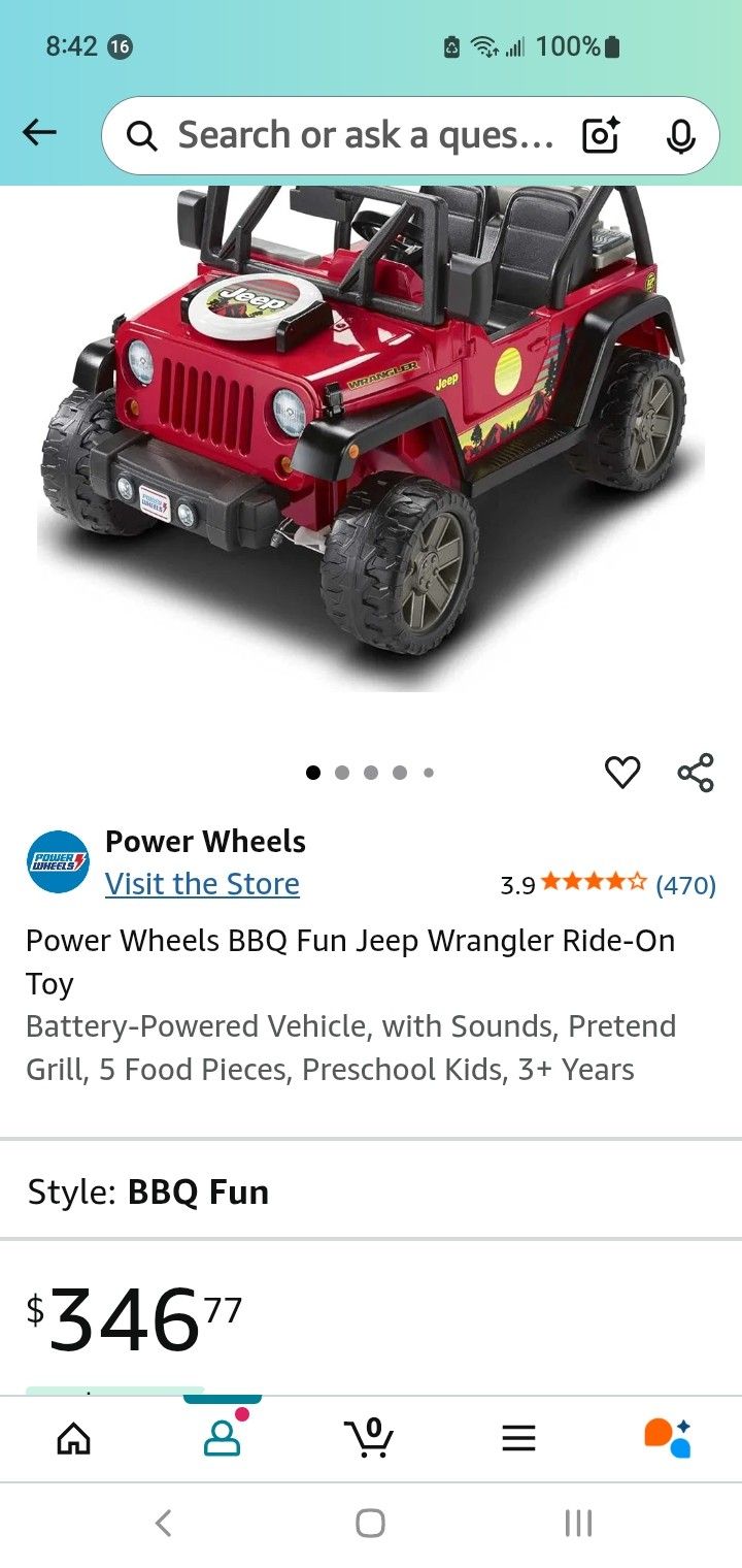 Powerwheel Excellent Condition 