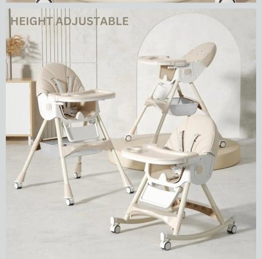 Brand new✨️ in box 📦 Beige 6-in-1 high chair