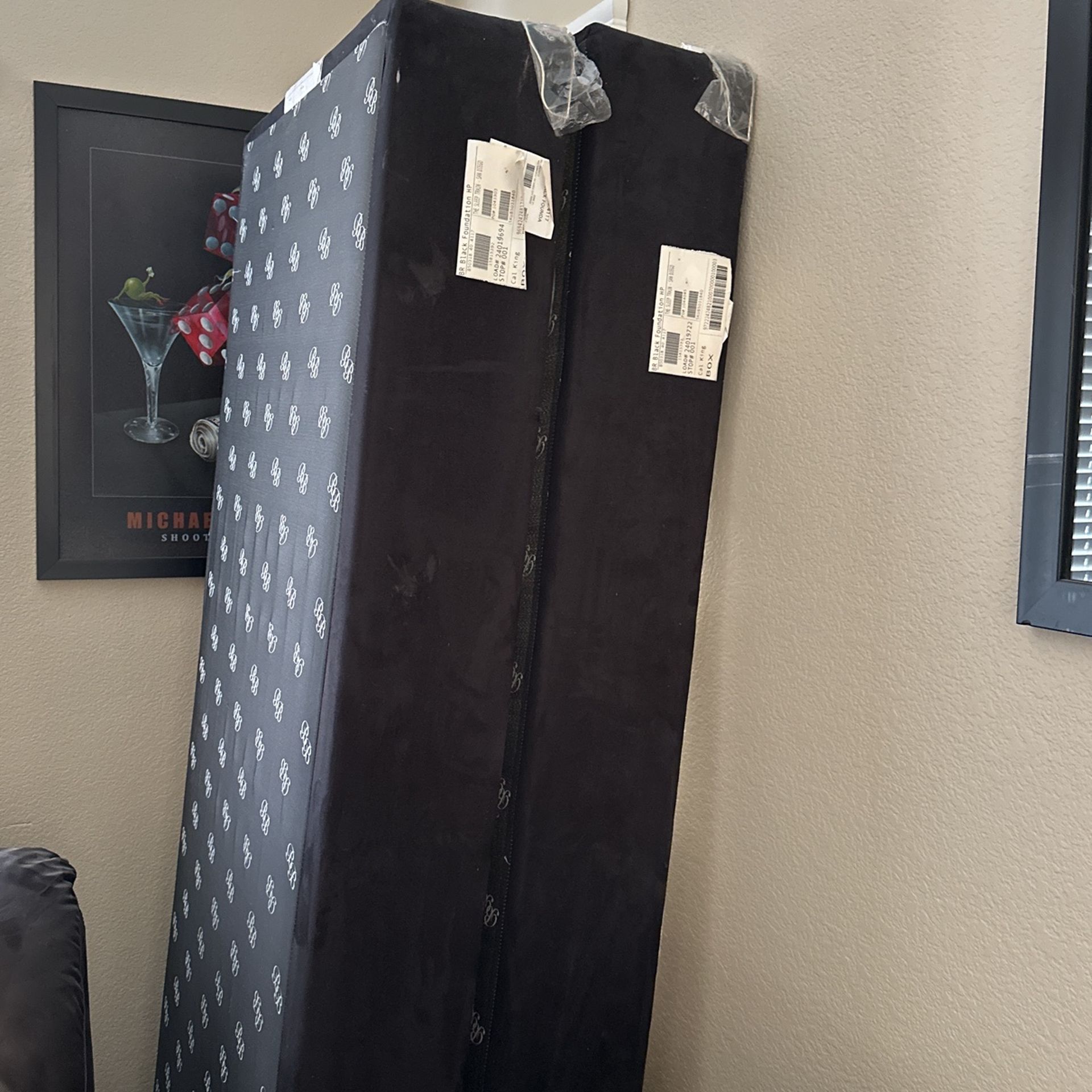 Beauty Rest Black Foundation, Box Spring, California King, $180