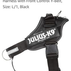 JULIUS K9 "JK9" IDC POWERHARNESS DOG HARNESS BLACK NEW