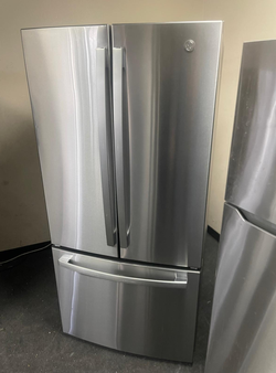 Deal GE 3‑Door Stainless Fridge – French Door, LED lighting