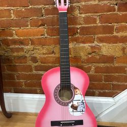 Reba McEntire Autographed Acoustic Guitar