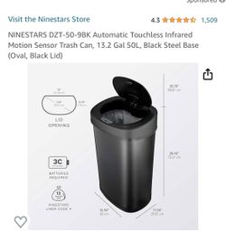 Automatic Motion Sensed Trash Can 