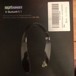 Neck-Band Retractable Bluetooth Headset