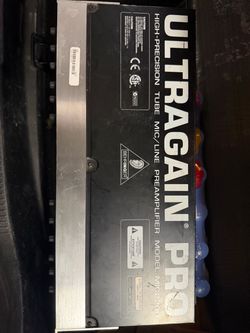 behringer ultragain pro model mic2200