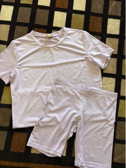 Lavender Shorts Set
