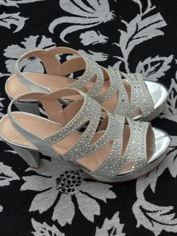 Silver heels
