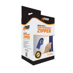 Heavy Duty Containment Zipper. Peel & Stick Double Sided (2 Pack)