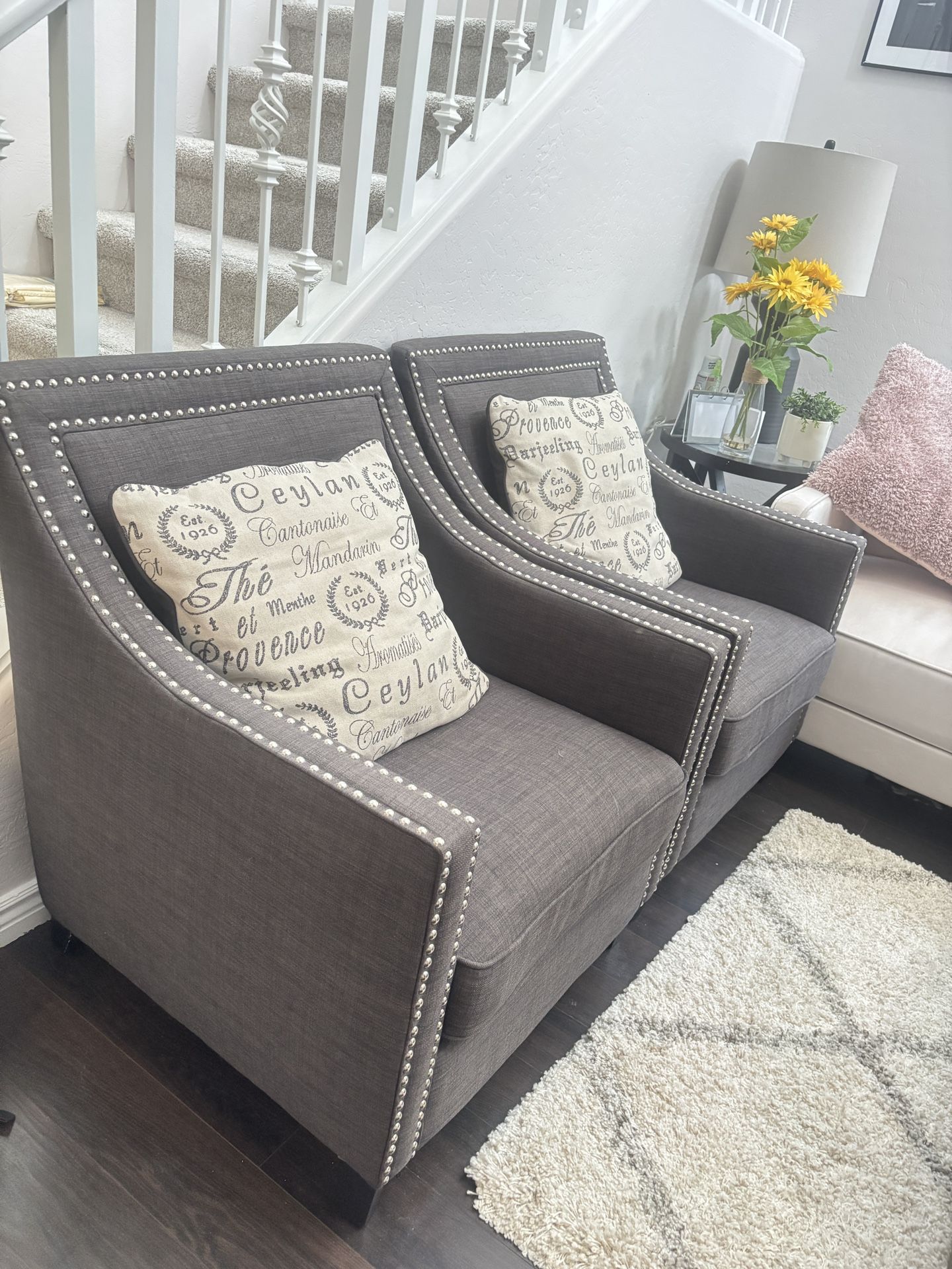 Sofa Chairs- Set Of 2 For $180
