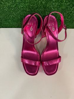 Women Mix No 6 hot pink high heels size 9.5