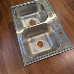 Stainless Steel Double Sink 