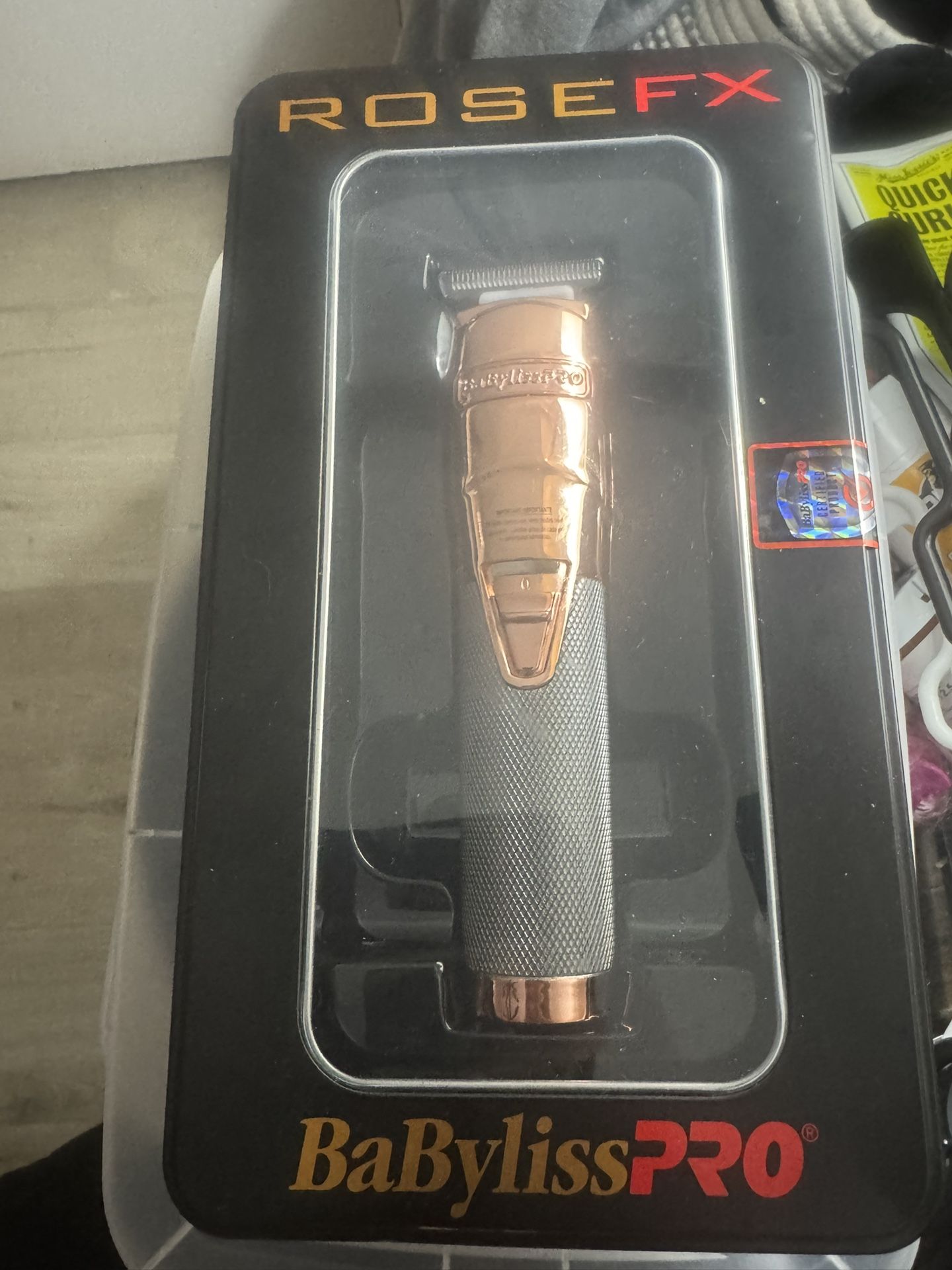 BaBylissPRO Barberology Hair Trimmer For Men FX788RG ROSEFX Professional Lithium Trimmer