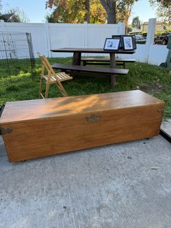 Wooden Chest 56” 