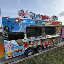Water ice food trailer