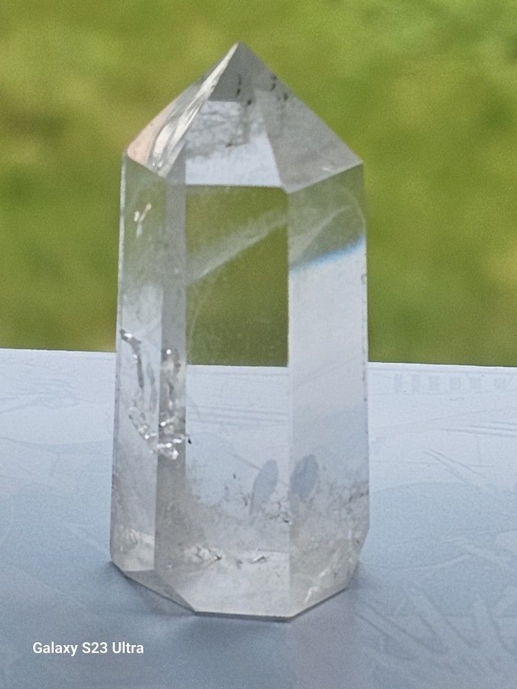 ✨CLEAR QUARTZ TOWER – 2" POWER CRYSTAL – 32g OF PURE VIBES – LOCAL PICKUP IN CLE✨