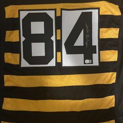 SIGNED ANTONIO BROWN JERSEY BECKETT WITNESS AUTHENTICATION 100% REAL SIGNATURE