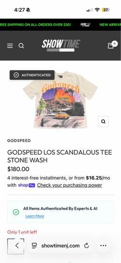 Godspeed size L