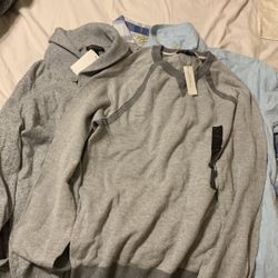 Brand New Banana Republic And Lucky Brand Men Sweaters And Button