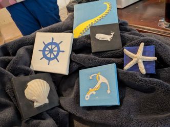Coastal painting set