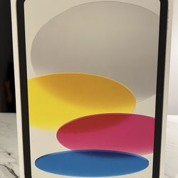 NEW -Apple  iPad 10th Generation 256 Gb  W/ Zagg Screen Protector