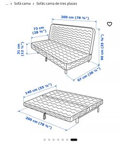 Futon Sofa Cama Ikea